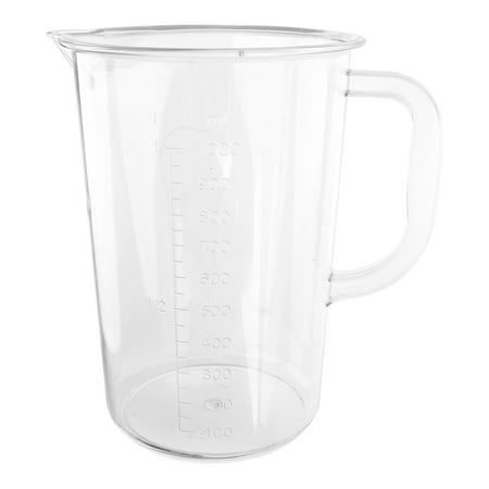 

1pc Plastic Graduated Cup Kitchen Baking Measuring Jug Measuring Container (1000ML)