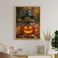 thumbnail image 6 of Diamond Art Kit for Adults, Frog Witch Hat Pumpkin Lantern Diamond Painting for Adults Beginners, 5D DIY Diamond Art Painting Kits, Colorful Diamond Painting Craft for Home Decor 12x16, 6 of 7
