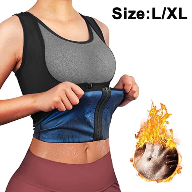 Chaleco de sudoración de sauna de manga corta Traje de sauna para pérdida de peso, Chaleco de entrenamiento moldeador corporal adelgazante
