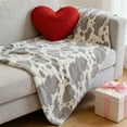 thumbnail image 6 of Winter Fleece Blanket Velvet Plush Throw for Adults,Soft Thick Cozy Flannel Bed Blanket,47x79 Inches,Reversible Sherpa,All Season Warm,Home Decor,Couch Sofa,Office Nap,Travel Camping Gift, 6 of 7
