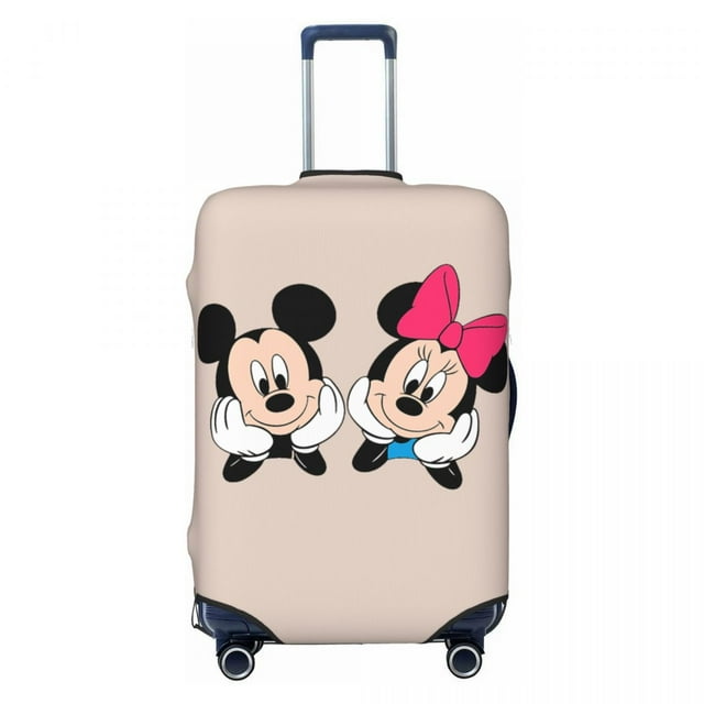 Custom Mickey Mouse Suitcase Cover Elastic Travel Luggage Covers for 18-32 inch