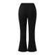 thumbnail image 4 of Pantalones de pana Gibobby Pantalones de pierna ancha cintura alta elásticos con cordón negro XL, 4 of 5