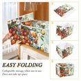 thumbnail image 2 of Yayeee Collapsible Cube Storage Bin with Lid Fabric Closet Decorative Basket with Handles, Red Tomatoes, 2 of 7