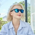 thumbnail image 6 of KALIYADI Polarized Sunglasses for Men and Women Matte Finish Sun glasses Color Mirror Lens UV Blocking (3 Pack), 6 of 6