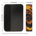 thumbnail image 6 of Chririnla Tie Dye Bat Print Car Harness Pads Comfortable Reduce Friction Effectively Car Seat Belt Pads, Washable Removable Compatible with Sedan Auto Van, 6 of 7