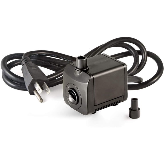 VA150 UL Submersible Adjustable Fish Aquarium Fountain Pump PowerHead Hydroponic