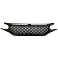 thumbnail image 6 of Ikon Motorsports Compatible with 16-18 Honda Civic Coupe Sedan GT Style Front Lip & Gloss Black Mesh Grille, 6 of 7