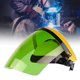 thumbnail image 3 of Protector facial de soldadura con soporte para cabezal de PC, resistente a altas temperaturas, a prueba de rayos ultravioleta (verde), 3 of 8
