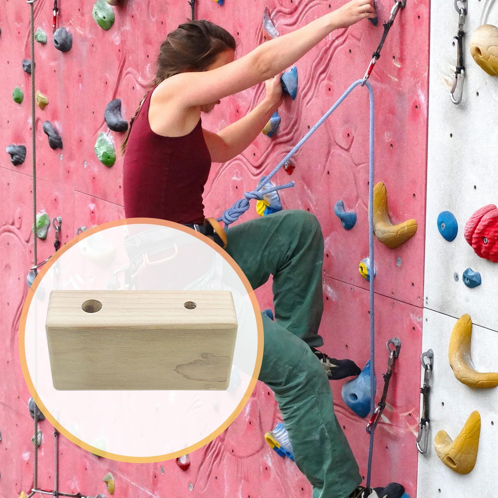 harayaa Rock Climbing Hold Training, Strengthening Grip, Arms, And More, Finger Training 15cmx5cmx8cm
