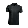 thumbnail image 4 of lionlar Men Women Chef Coat Jacket with Pockets Summer for Bakery Food Service L, 4 of 9
