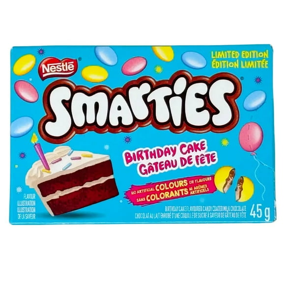 Smarties Birthday Cake - 45g case 24