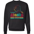 thumbnail image 2 of Inktastic Alaska 1959 with Retro Font Adult Sweatshirt, 2 of 4