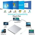 thumbnail image 3 of SHAR Externe Usb 2.0 CD/DVD Player, Argent, 3 of 5