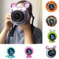thumbnail image 3 of Lente de cámara hecha a mano de punto Anillo decorativo Diseño de cartón Soporte para fotos de bebé Guía adorable Muñeca de juguete Inevent MY2410-03B, 3 of 7