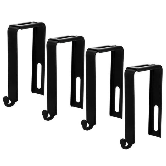 KAKOWELY Adjustable Cubicle Hooks 4Pcs For Home Office And Whiteboard Use