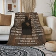 thumbnail image 3 of Gifts for Dad from Daughter to My Dad Blanket Best Gift for Fathers Day Birthday Christmas Valentines Day Bday Present Idea for Father Husband Men Him Healing Thoughts Throw Blanket 60''''x50'''', 3 of 6