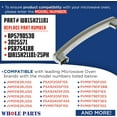 thumbnail image 3 of Whole Parts Microwave Oven Door Handle Part# WB15X21101 - Replacement and Compatible with Some GE Microwaves, 3 of 6