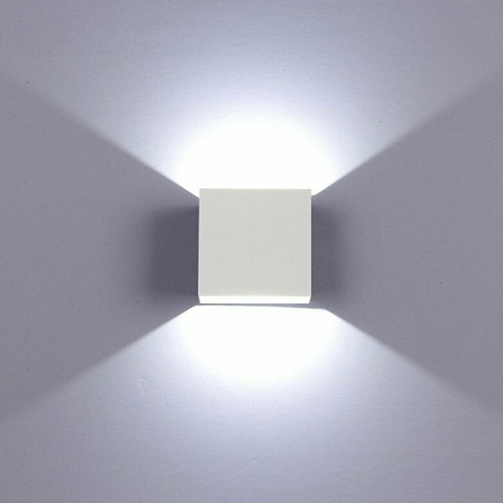 Modern 6W LED Wall Light Bedroom Spot Lighting Up Down Lamp Sconce Fixture 