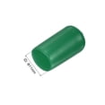 thumbnail image 3 of Uxcell Rubber End Caps Round Cap Cover Screw Thread Protectors 11mm Dark Green, 3 of 4
