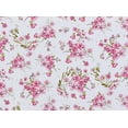 thumbnail image 2 of Zelouf Stretch Poplin Print  , Sewing, DIY, Crafts Fabric by the Yard, 137 Wht/fush, 10 Yard, 2 of 2