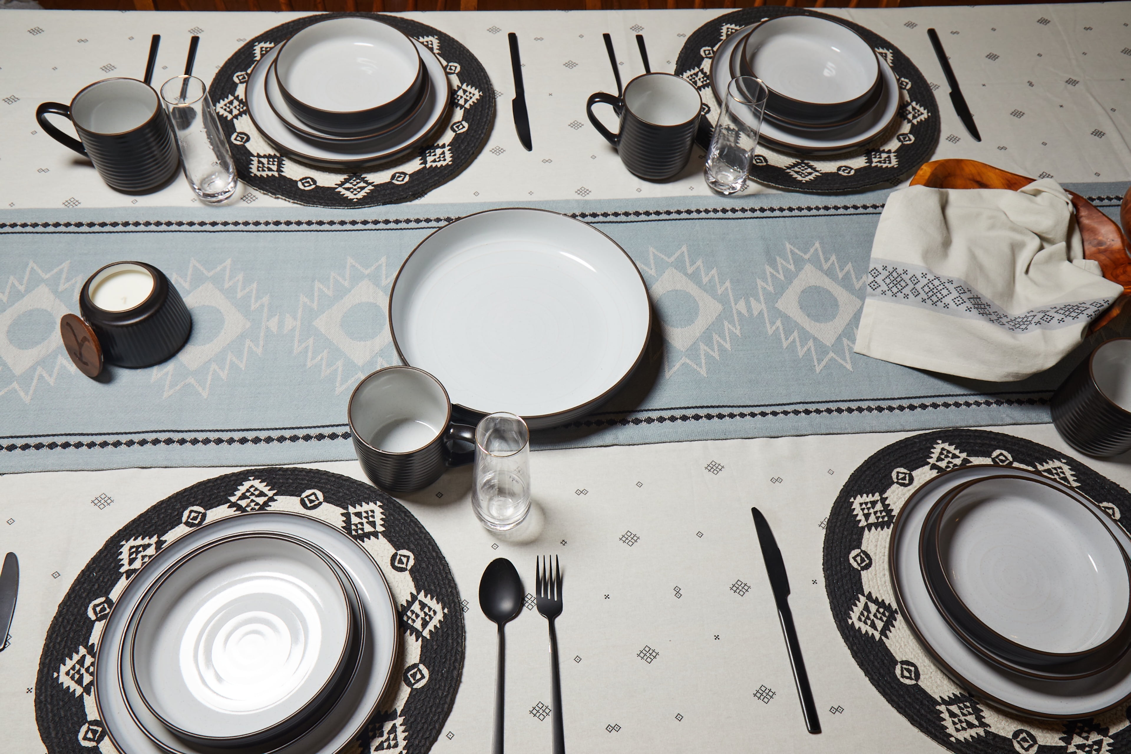 Yellowstone Rectangular Kitchen Table Placemat, Beth Collection