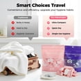 thumbnail image 3 of Compressed Towels, Disposable Face Towel Tablets, Portable Cotton Coin Tissues, Soft Thick Expandable Towels for Travel Camping Gym Makeup(Blue, 30), 3 of 7