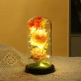 thumbnail image 2 of Moocorvic Valentine's Day Rose Gift For Women , Rose Luminous Flower Glass Cover, Gift For Women, Mom, Valentine's Day, Anniversary, Birthday, 2 of 6