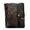 Black, variant on Foldable 360 Degree Binder with Standard 5 Hole Refillable Pages Leather Construction Ideal for Flexible Writing Angles