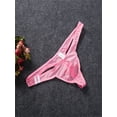 thumbnail image 4 of Gureui Men's Soft Cozy Stretch Thong G-String Underwear, Sexy Breathable Low Cut Lingerie Underwear, 4 of 8