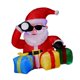 thumbnail image 4 of Papá Noel inflable navideño que infla decoraciones navideñas con luz, fácil de instalar, adorno divertido para el césped del patio., 4 of 8