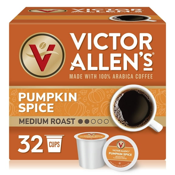 Pumpkin Spice, Medium Roast, Single Serve Coffee Pods for Keurig K-Cup Brewers