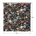 thumbnail image 5 of Pioneer Flower Floral Print Pattern Shower Curtain 72"x72" ,Bathroom Decorative Shower Curtains Set with 12 Hooks,Modern Waterproof Washable Shower Curtain, 5 of 6
