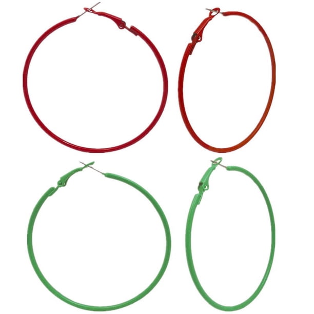 Pendientes de aro grandes de color caramelo coreano Pendientes de moda exagerados Joker para mujer Anillo grande de círculo europeo y americano