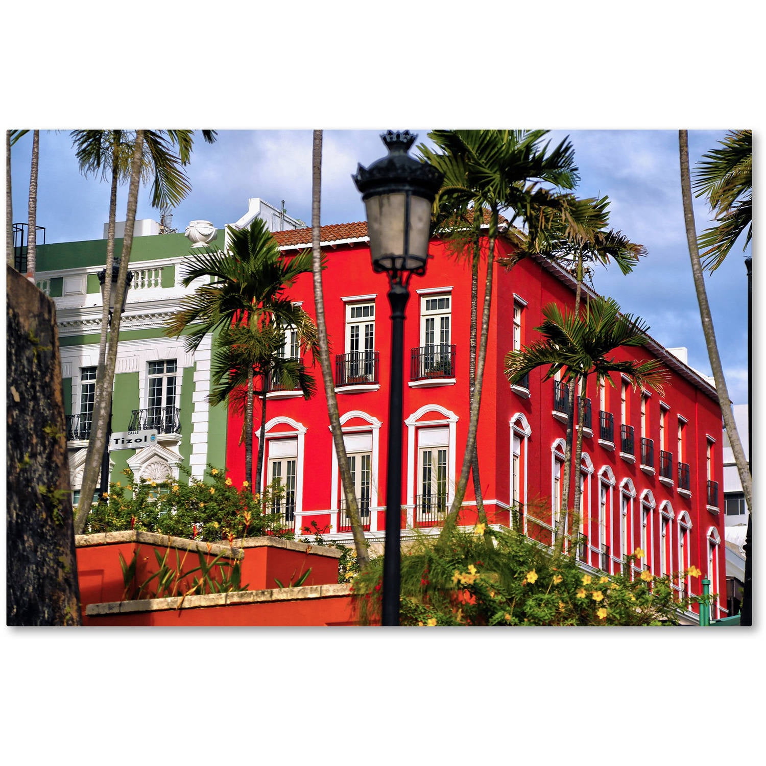 Trademark Fine Art "Old San Juan 1" Canvas Art by CATeyes