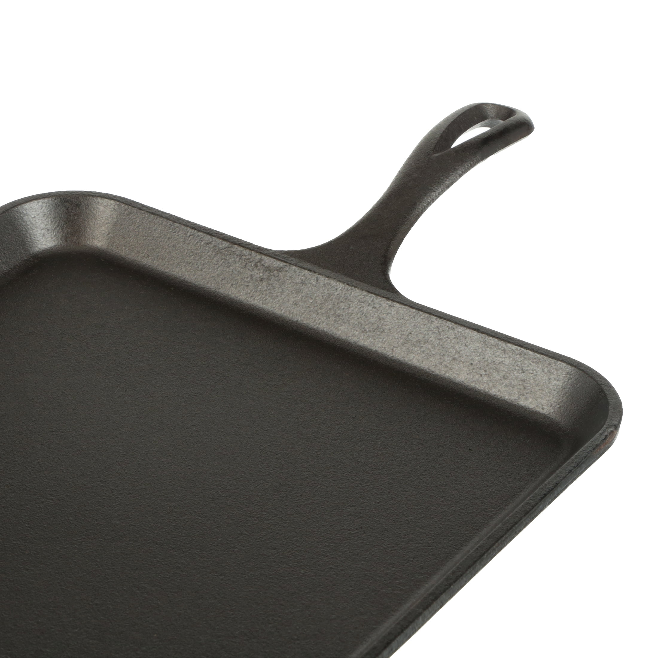 LODGE Cast Iron SEASONED Square Griddle Skillet Camping Pan P12SG 12x12x19  1/2