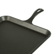 Lodge Cast Iron 11 Savor the Outdoors, Seasoned Square Griddle, Black