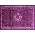 thumbnail image 1 of Ahgly Company Indoor Rectangle Persian Purple Traditional Area Rugs, 5' x 7', 1 of 4