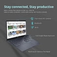thumbnail image 4 of HP Pavilion x360 2-in-1 Laptop, 14" FHD Touchscreen Display, Intel Core i3-1215U, 8GB RAM, 1TB PCIe SSD, Intel Iris Xe Graphics, HD Camera, B&O Audio, Windows 11, Space Blue, 32GB USB Card, 4 of 5