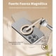 thumbnail image 4 of TONEOF 173cm Magnético Tripie para Celular,Selfie Stick Portátil con Control Remoto Recargable,Soporte para Celular con Anillo de Metal,Trípode Giratorio de 360° Fit with iPhone/Android(Beige Gris), 4 of 13