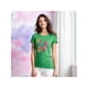 thumbnail image 1 of Playera La Mamá Más Bonita con Estilo Acuarela – Diseño Dulce y Femenino Color Verde Talla Extra Grande Marca Emil SaEs, 1 of 4