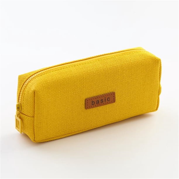Fiudx Ofertas flash del día solo en línea Estuche para lápices para estudiantes, bolsa para monedas, bolsa de cosméticos, organizador de papelería de oficina