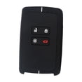 thumbnail image 4 of Funda para llave de coche, accesorios para coche, protector de carcasa para llave de coche para Renault Megane Línea blanca negra, 4 of 9