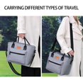 thumbnail image 4 of Strong Warm Meal Bag With Multiple Compartments Impermeable Building Ergonomic Shoulder Belt For Travel Workout Excursions Gray, 4 of 4