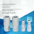 thumbnail image 3 of Kit de enchufe de acoplador de aire ANGGREK 300PSI conexión rápida manguera de aire, 3 of 8