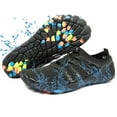 thumbnail image 6 of WOTTE Water Shoes for Men Barefoot Quick-Dry Aqua Sock Outdoor Athletic Sport Shoes for Swim Diving Surf Pool Aqua Sports Beach Walking Wide Toe Shoes Size 13, Black, 6 of 8