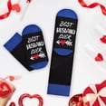 thumbnail image 3 of Funny Novelty Socks for Men Woman Valentine's Day Gift-Best Husband,Christmas Valentine Birthday Gifts for Him Men Boyfriend, 3 of 7
