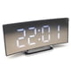 thumbnail image 1 of Despertador digital, reloj LED grande con espejo y dos puertos de carga USB | Función de repetición fácil Zhivalor  BST3023646-1, 1 of 6