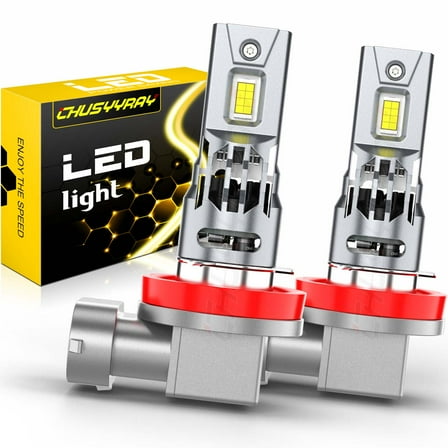H11 LED Headlight Super Bright Bulbs Kit 6000K Cool White 15000LM Low Beam