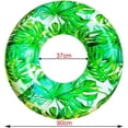 thumbnail image 3 of Pool Floats for Adults, Swimming Beach Tube, Adult Swim Ring, Adult Pool Float with Two Handles,Leaf Swim Ring, 3 of 5