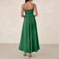 thumbnail image 5 of Aellinatey Women's fitted waist long dress, summer casual A-line flowing beach dress, 5 of 9
